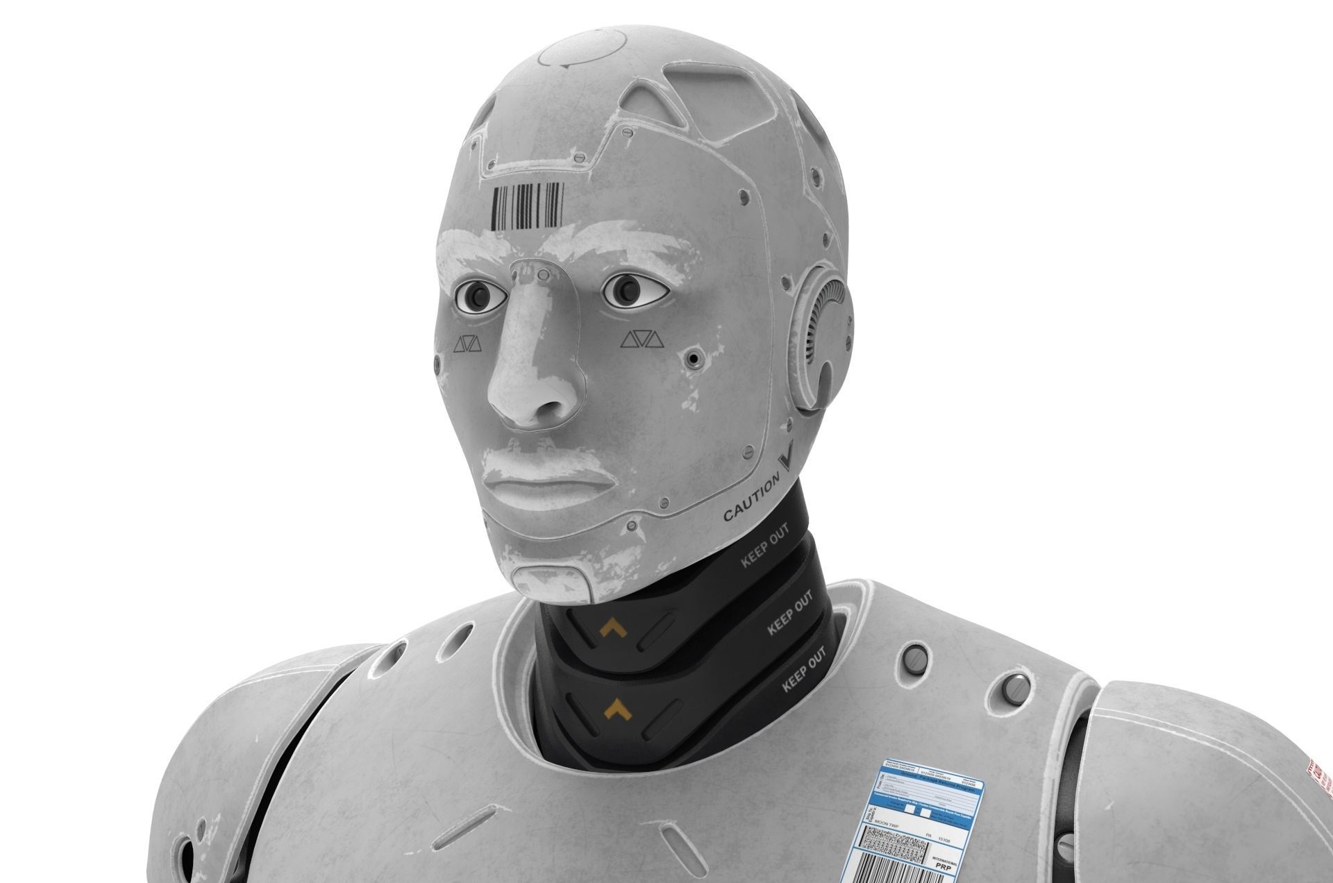 Robot  Cyborg 3D model_5