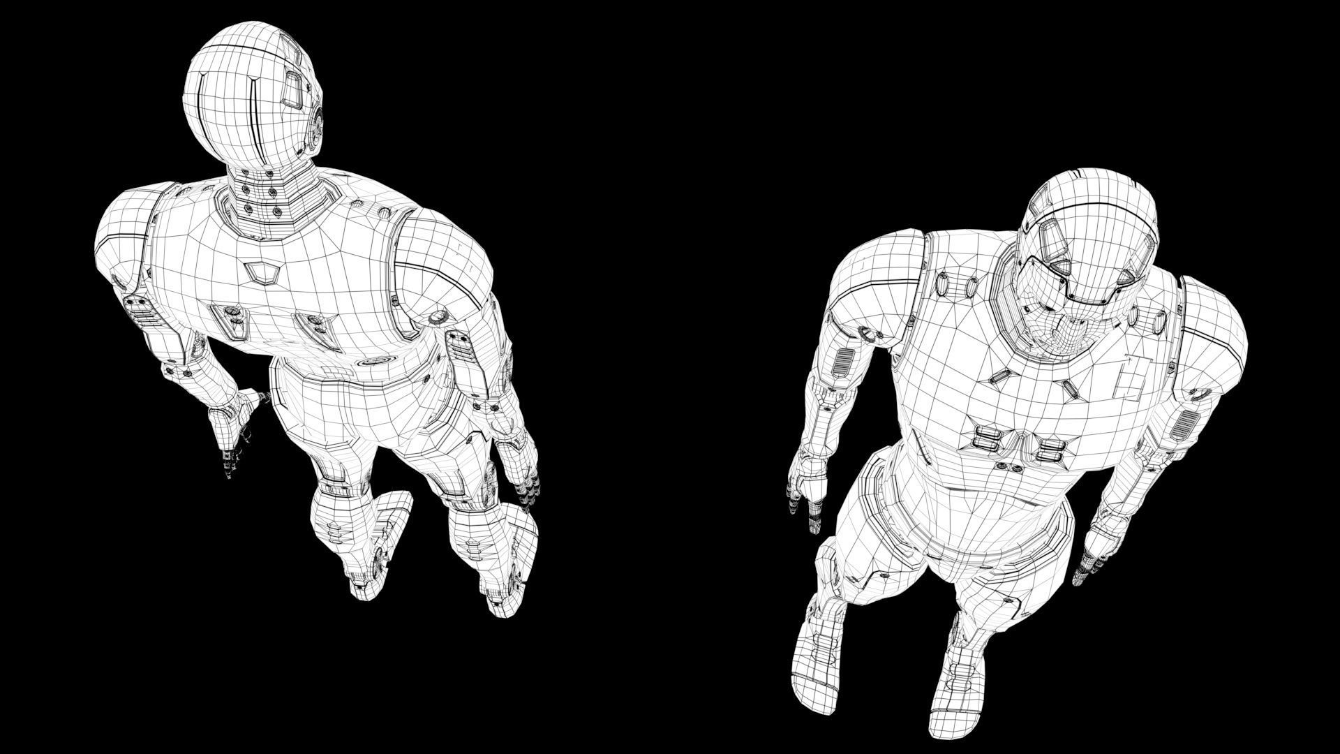 Robot  Cyborg 3D model_25