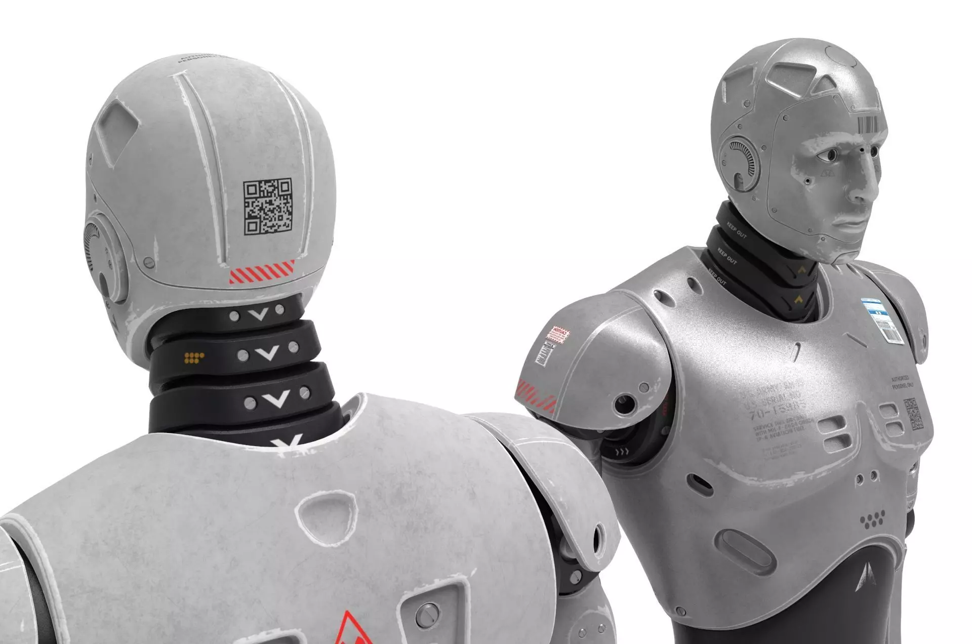 Robot  Cyborg 3D model_0