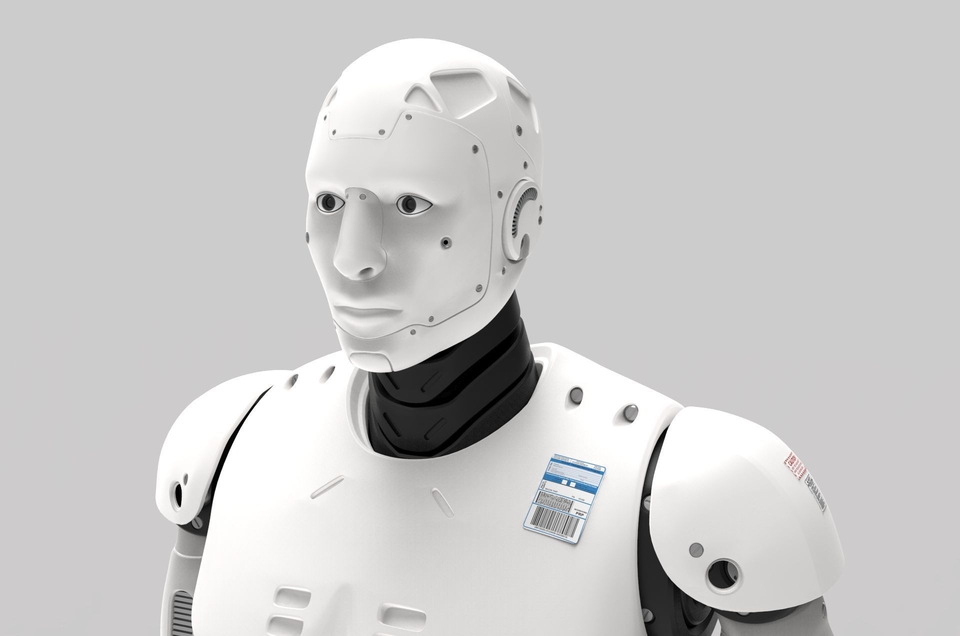 Robot  Cyborg 3D model_16