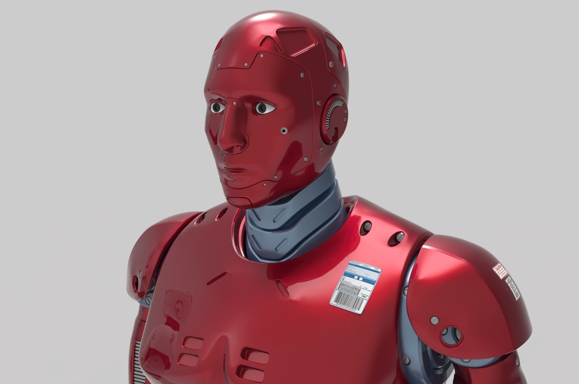 Robot  Cyborg 3D model_18