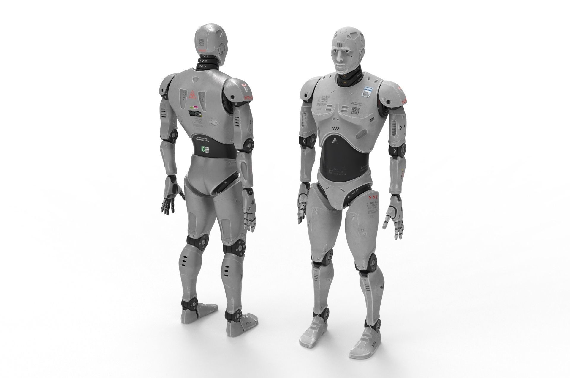 Robot  Cyborg 3D model_1