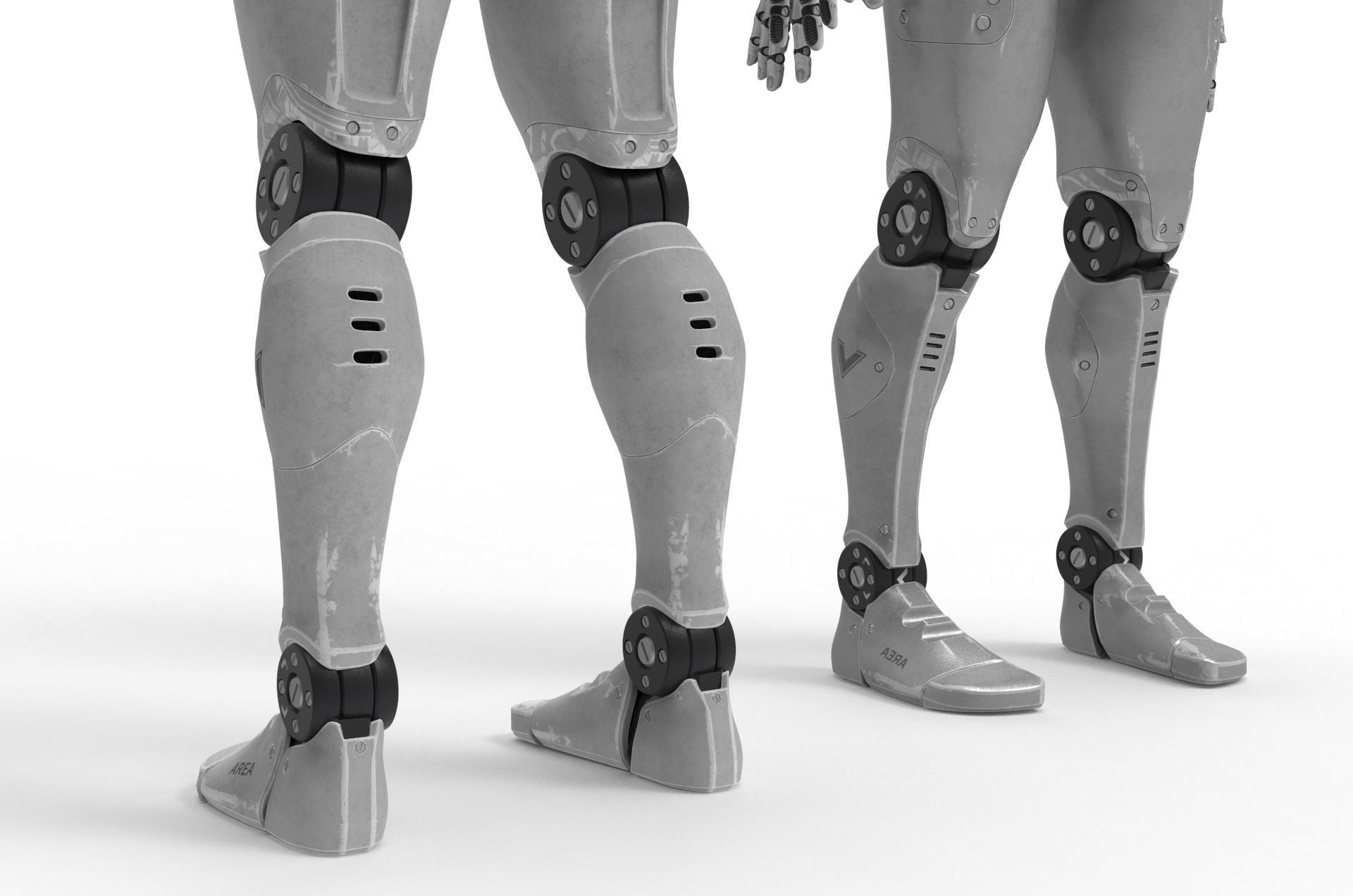 Robot  Cyborg 3D model_9