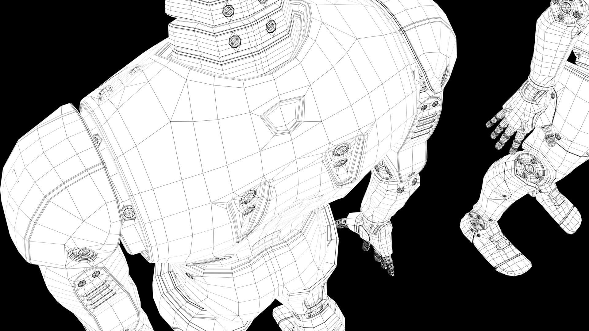 Robot  Cyborg 3D model_27