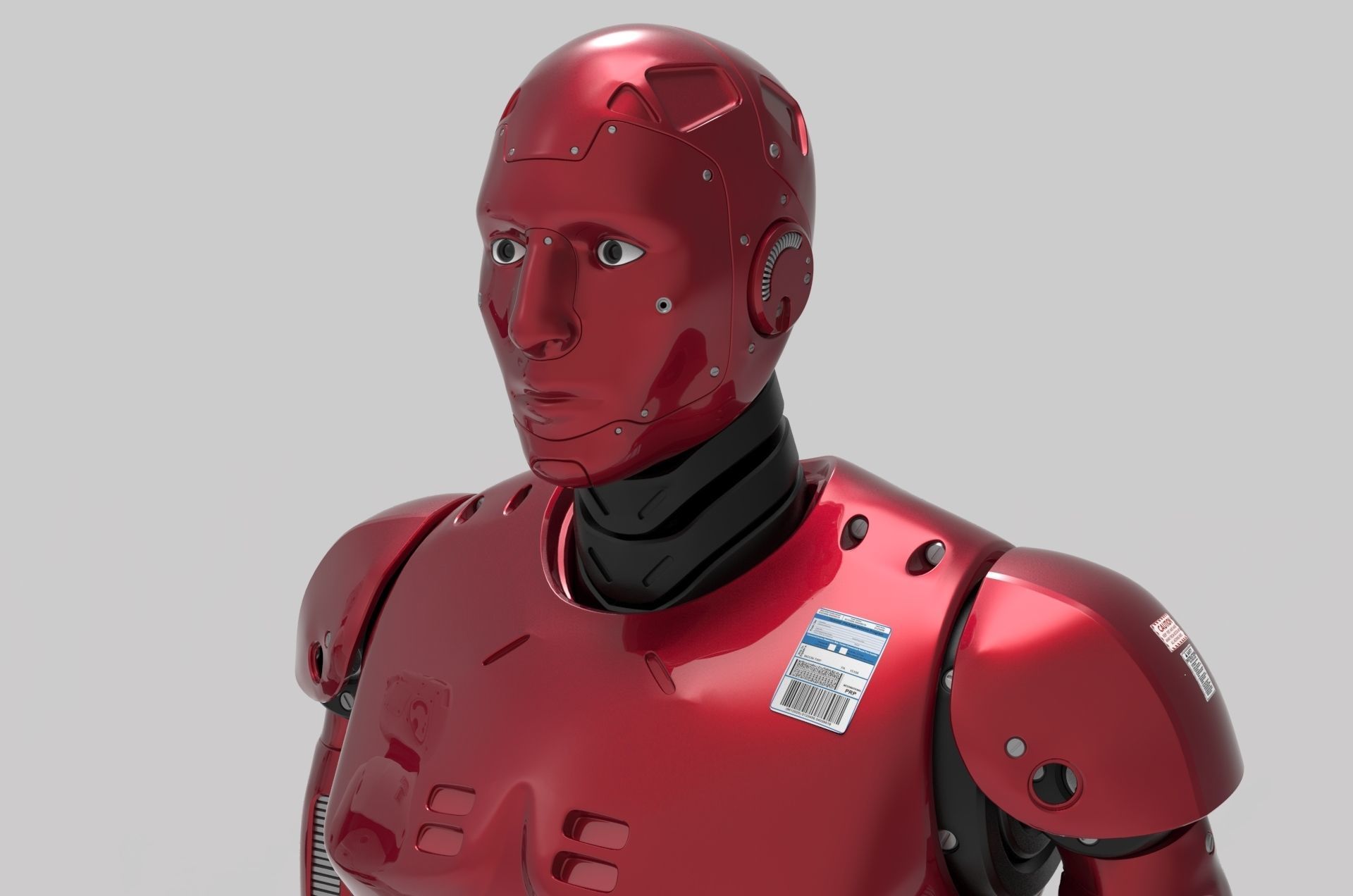 Robot  Cyborg 3D model_17