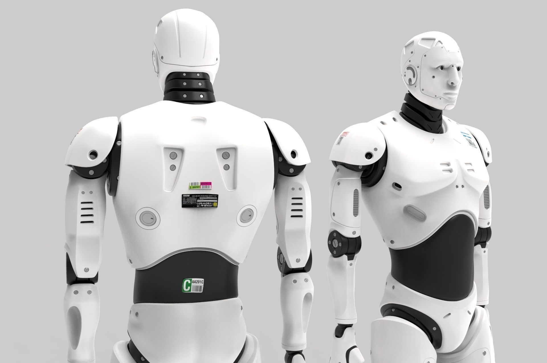 Robot  Cyborg 3D model_15