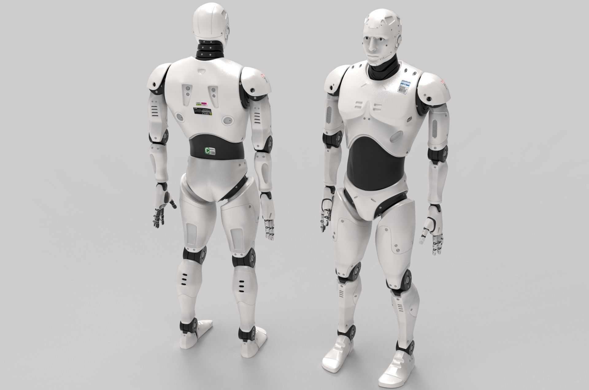 Robot  Cyborg 3D model_21