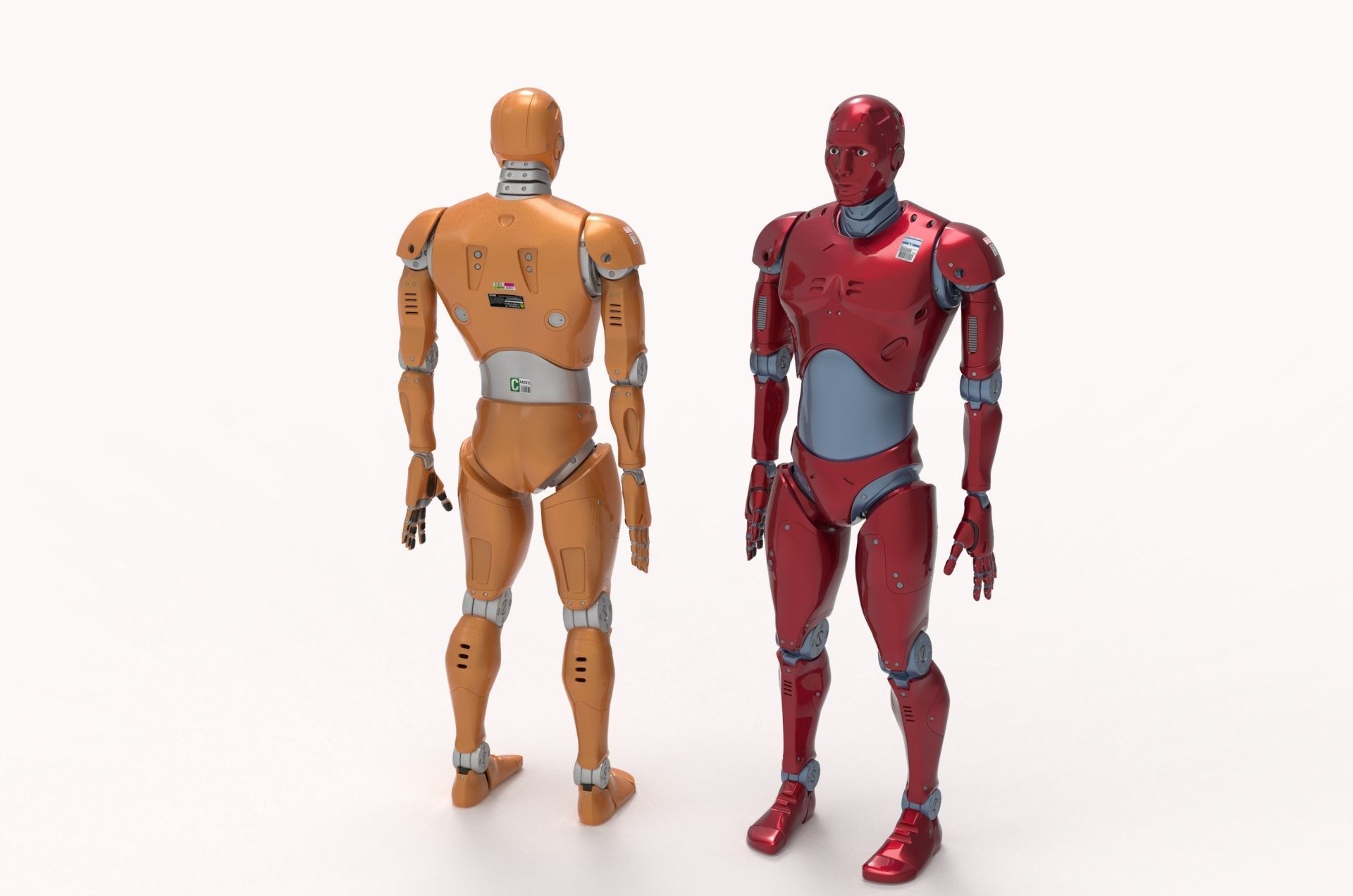 Robot  Cyborg 3D model_19