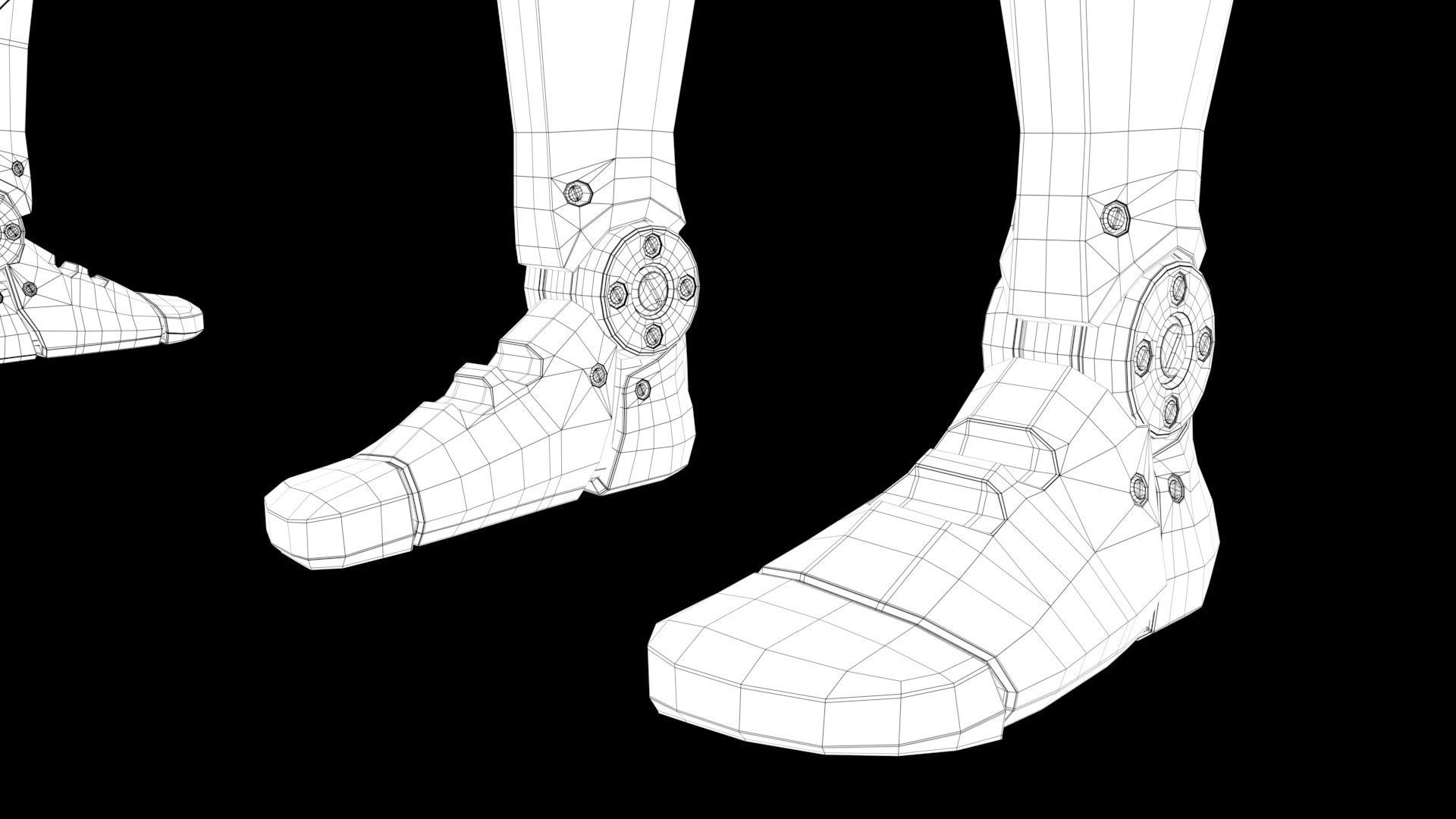 Robot  Cyborg 3D model_26