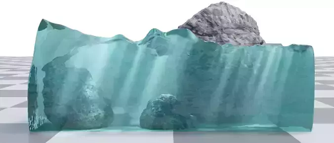 Realistic caustics material Texture