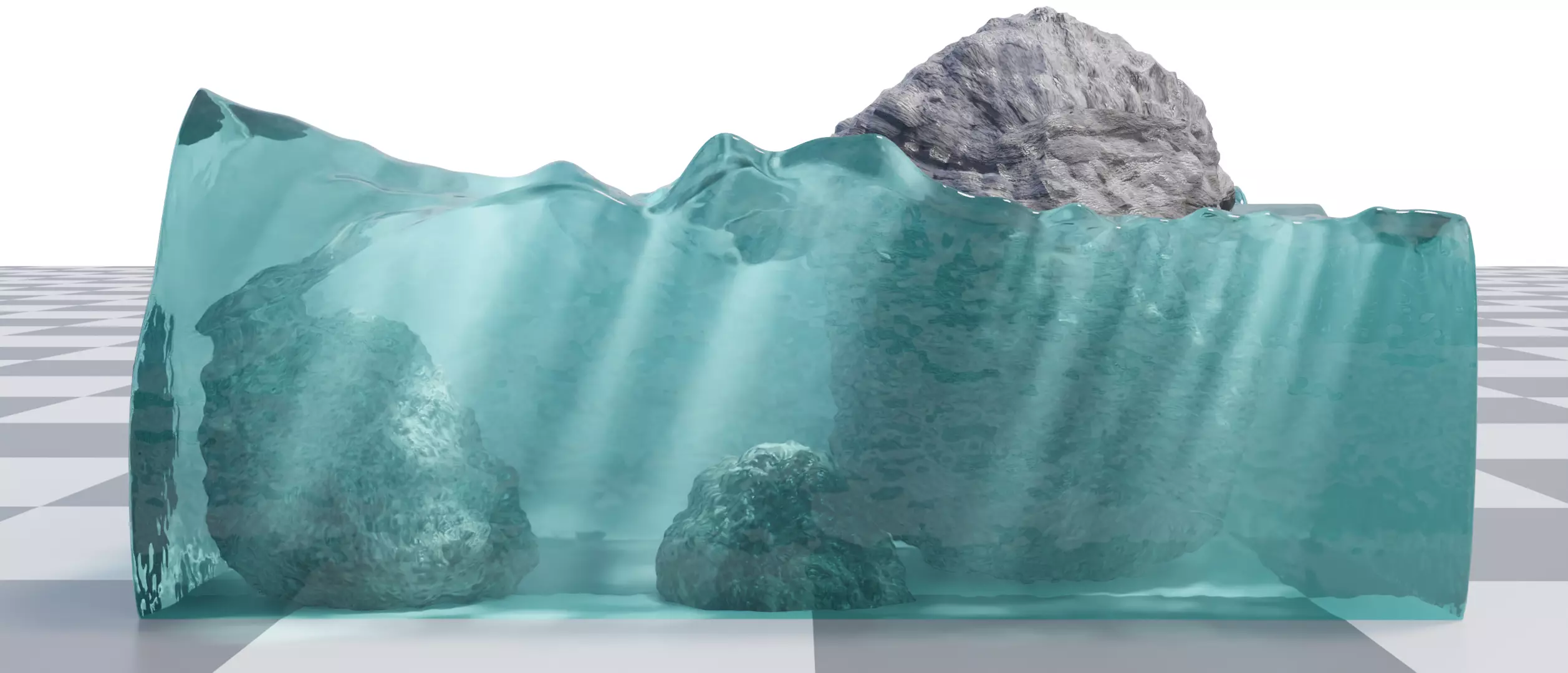 Realistic caustics material Texture