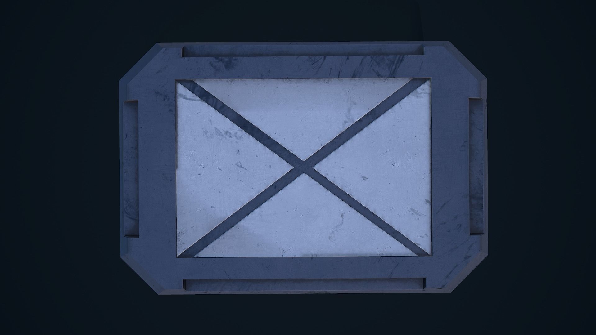 Sci-Fi Crate 05 Low-poly 3D model_13