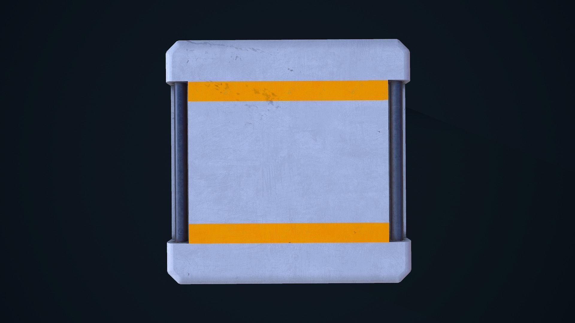 Sci-Fi Crate 06 Low-poly 3D model_11