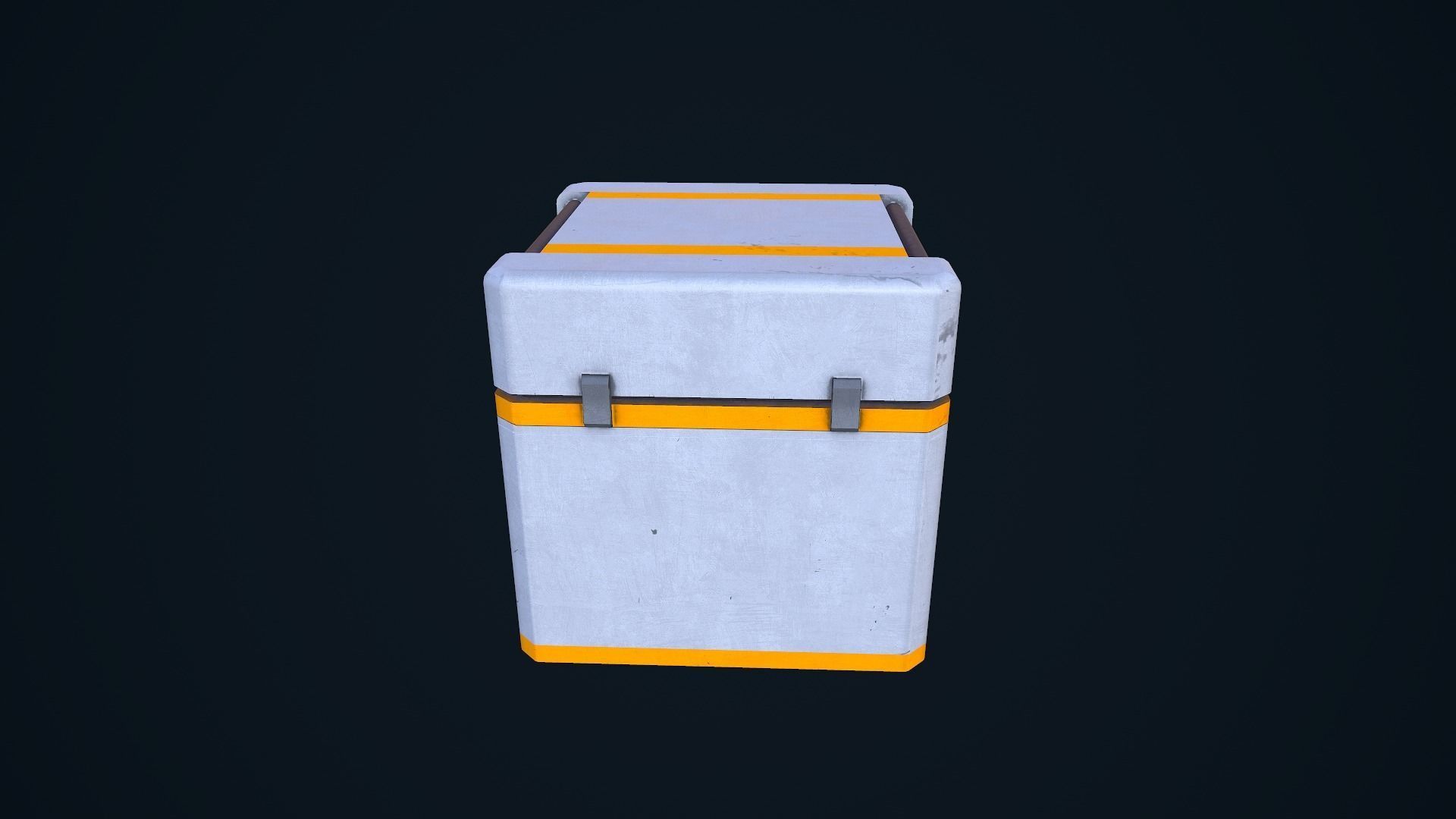 Sci-Fi Crate 06 Low-poly 3D model_7