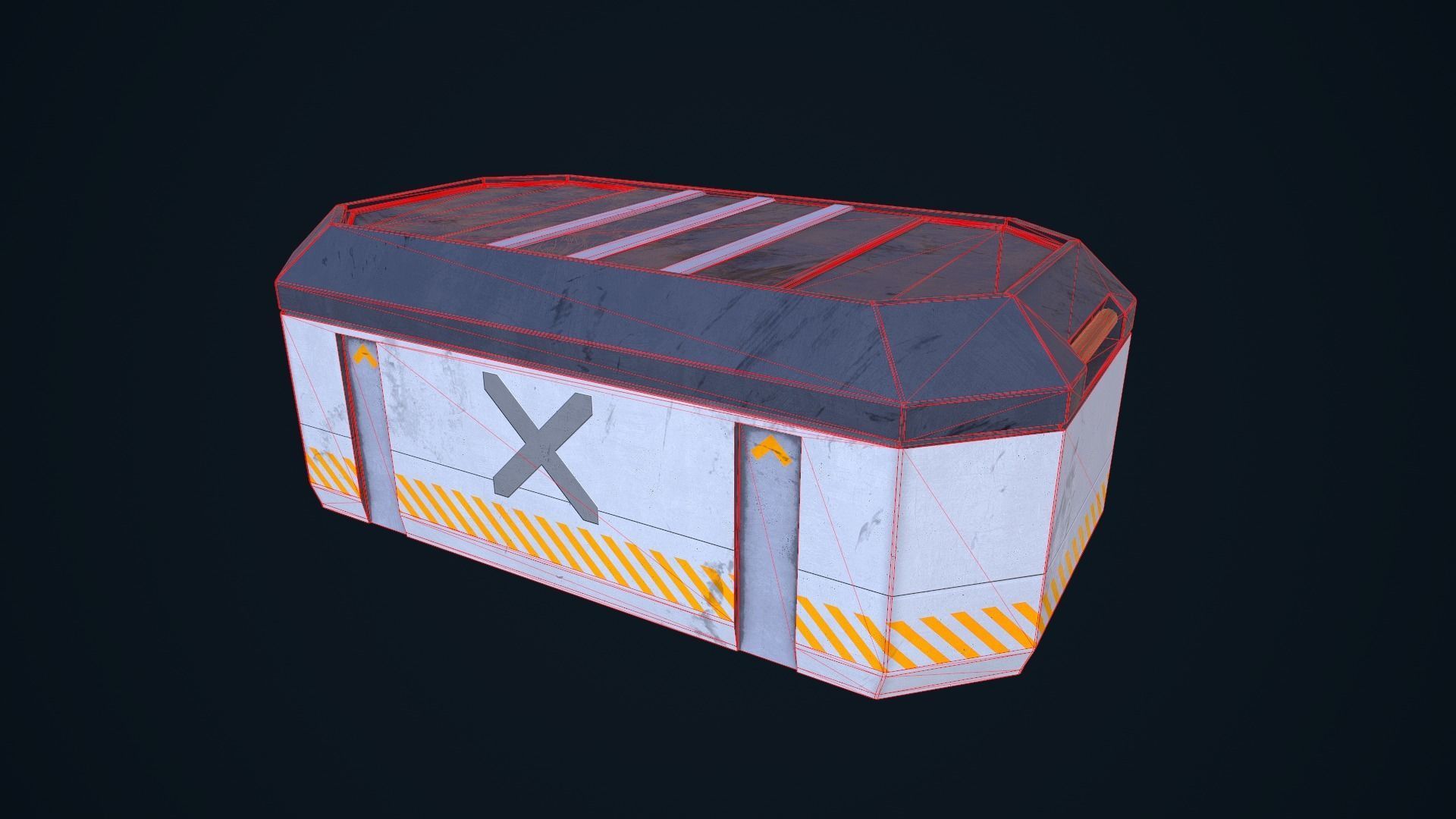 Sci-Fi Crates Pack 3D Model Collection_21