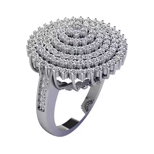 Big Diana Woman Ring  3D print model