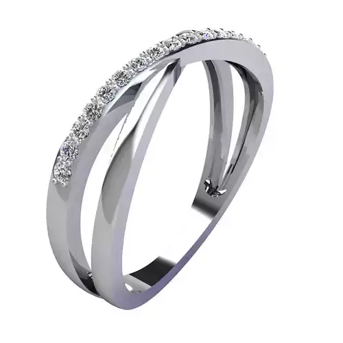 Double Shank Ring  Free 3D print model