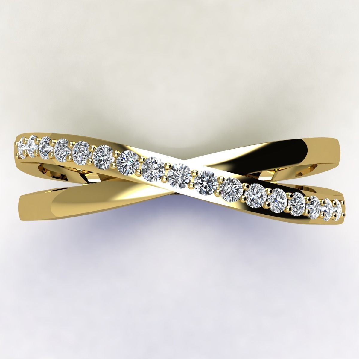 Double Shank Ring  Free 3D print model_10