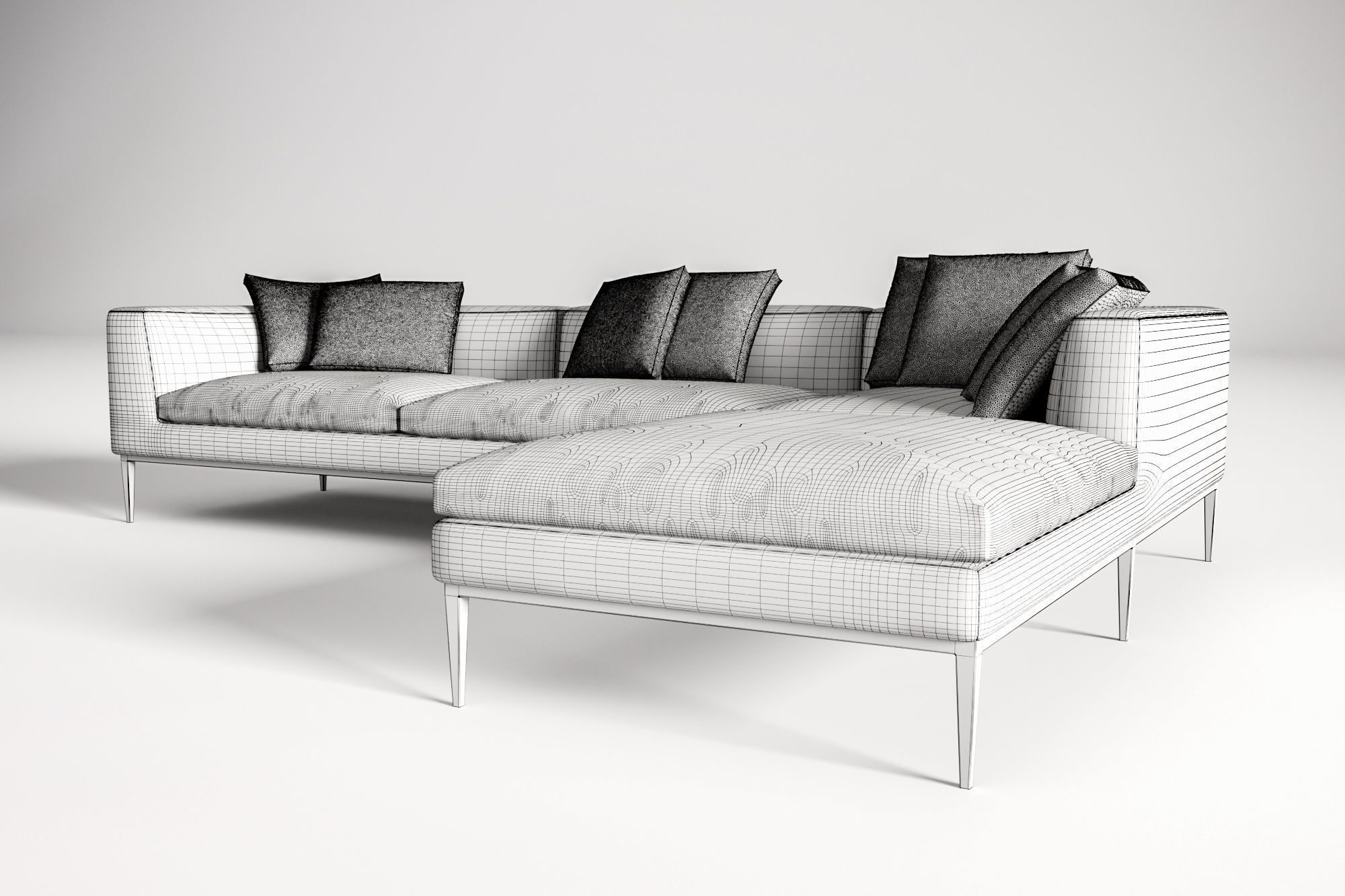 Michel Sofa 3D model_4