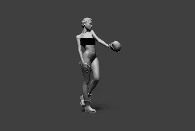 Low Poly Woman 15