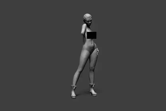 Low Poly Woman 17