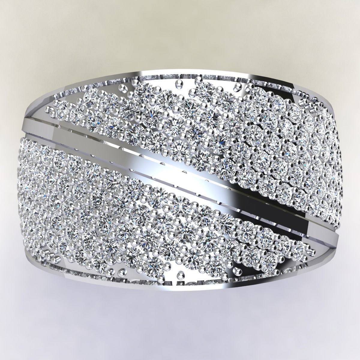 New Fancy Mans Ring  3D print model_9