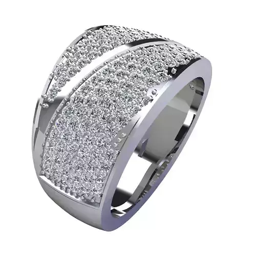 New Fancy Mans Ring  3D print model