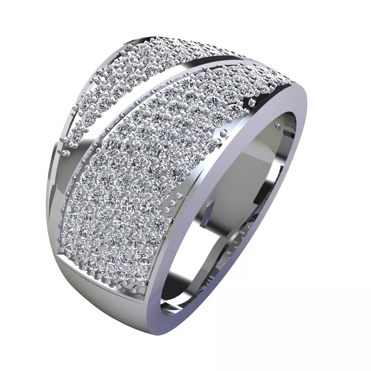 New Fancy Mans Ring  3D print model_0