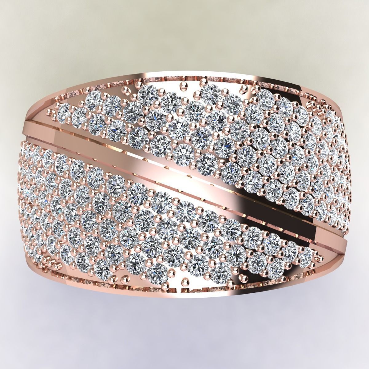 New Fancy Mans Ring  3D print model_8