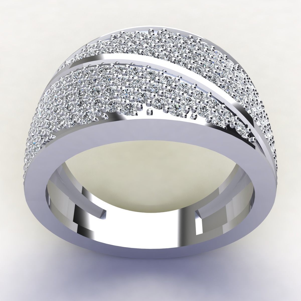 New Fancy Mans Ring  3D print model_6