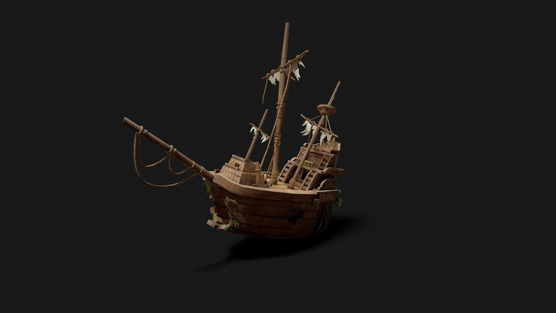 Ship 20k PBR Unreal PKG 1x1 pixel Low-poly 3D model_3