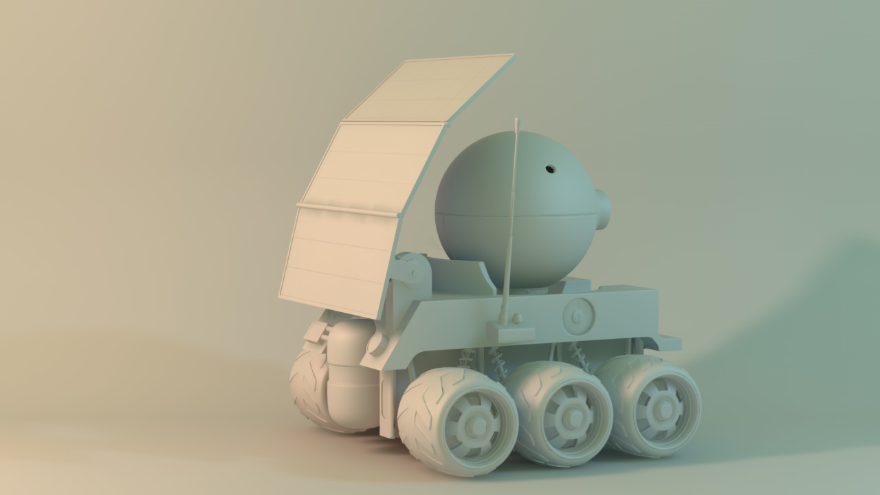 Planet 51 Rover 3D model_2