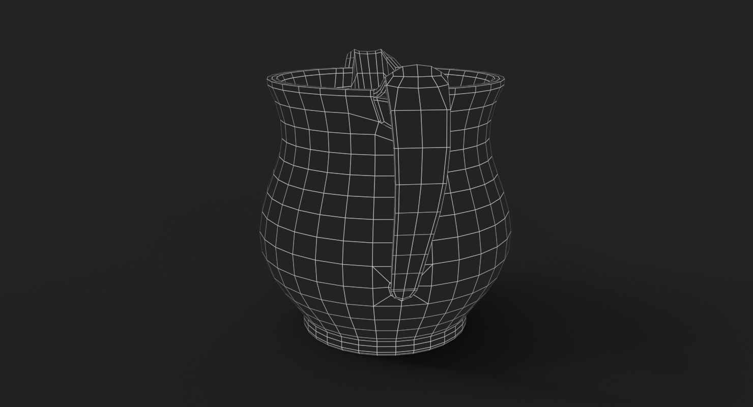Pewter Jug 3D model_7