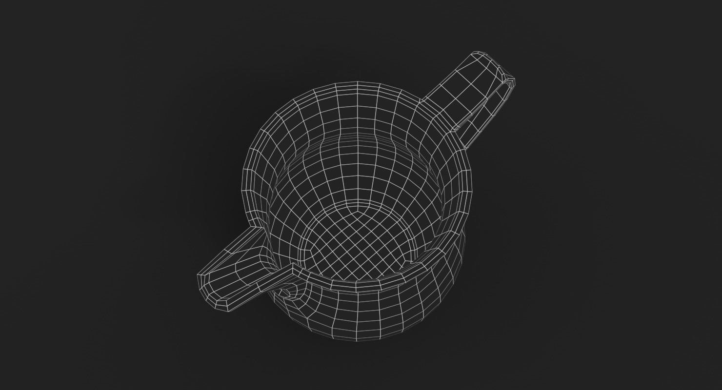 Pewter Jug 3D model_9