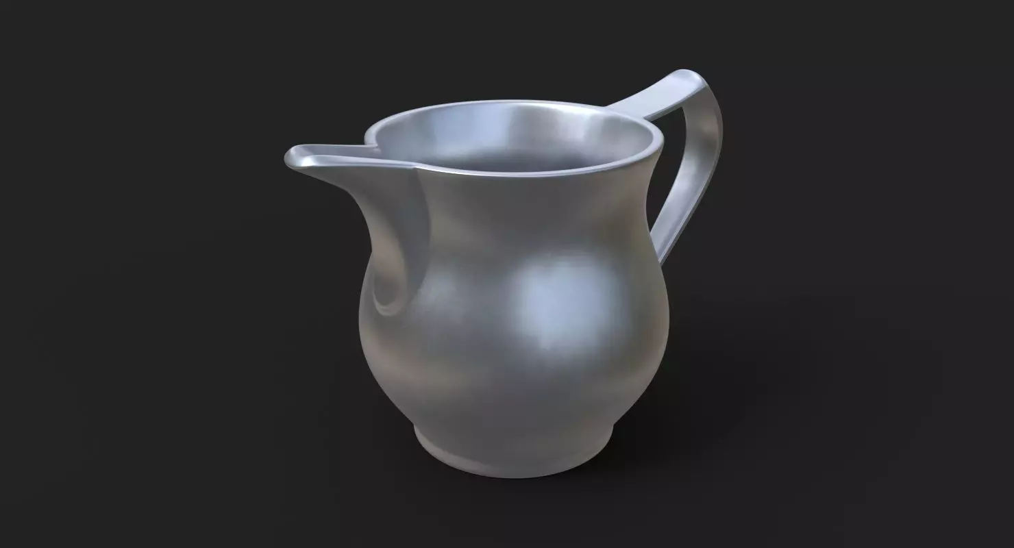 Pewter Jug 3D model_0