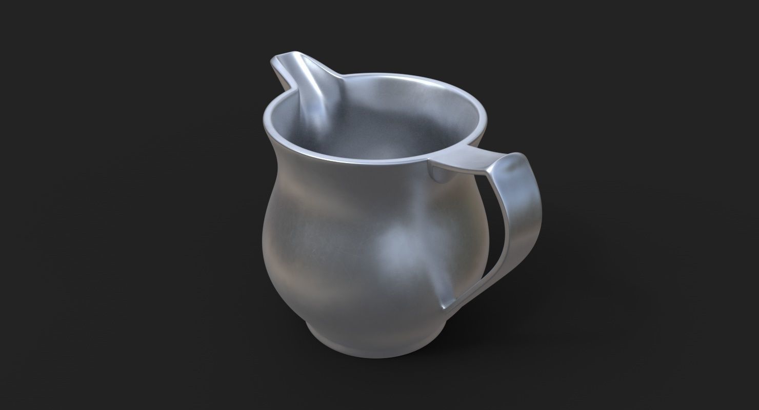 Pewter Jug 3D model_4
