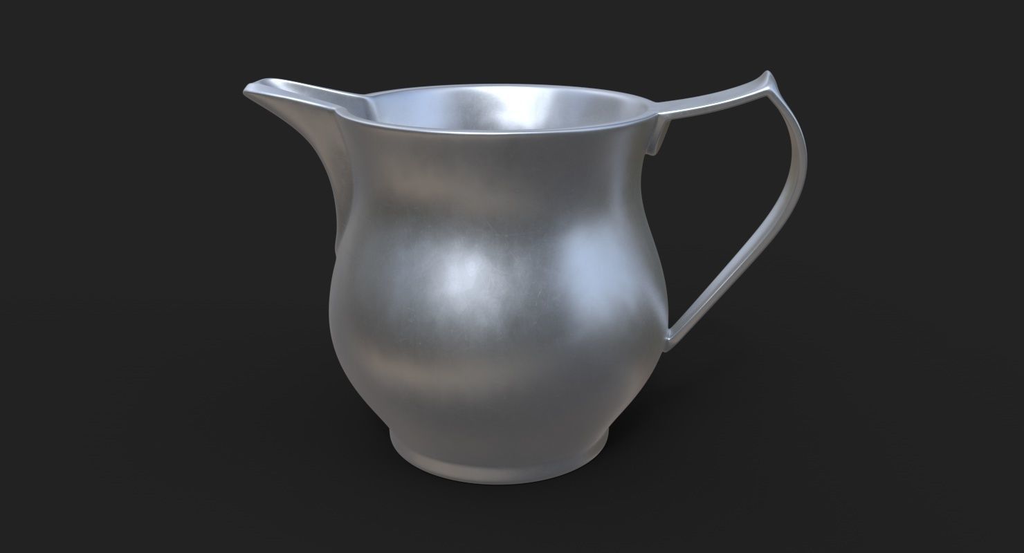 Pewter Jug 3D model_2
