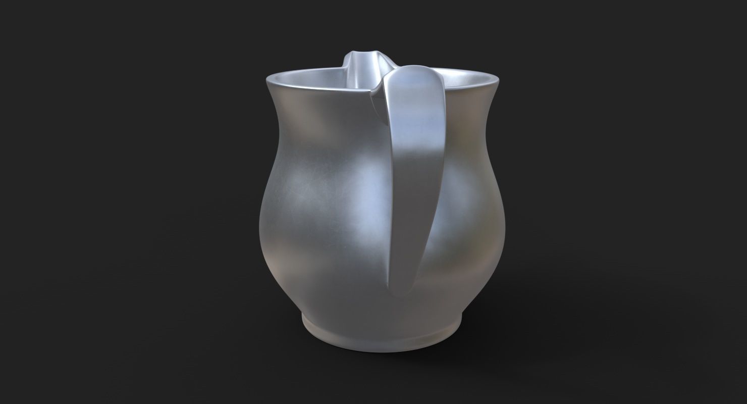 Pewter Jug 3D model_6