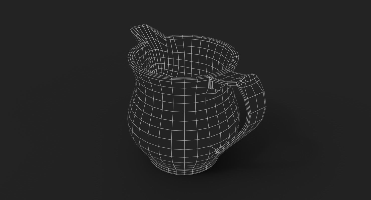 Pewter Jug 3D model_5