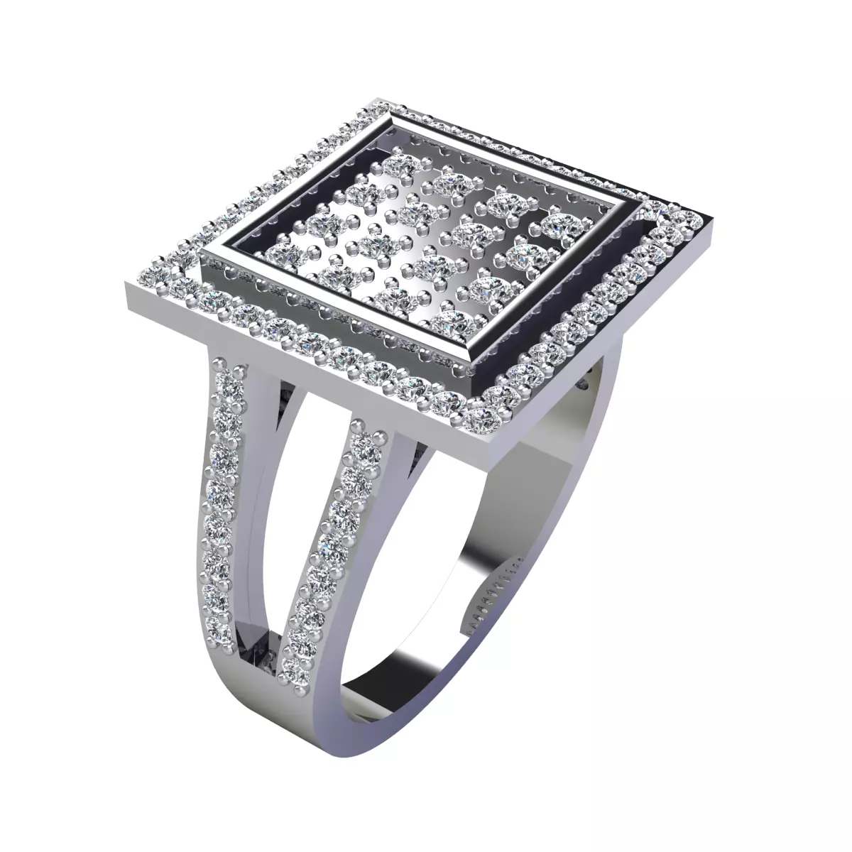 Big Head Mans Ring  3D print model_0