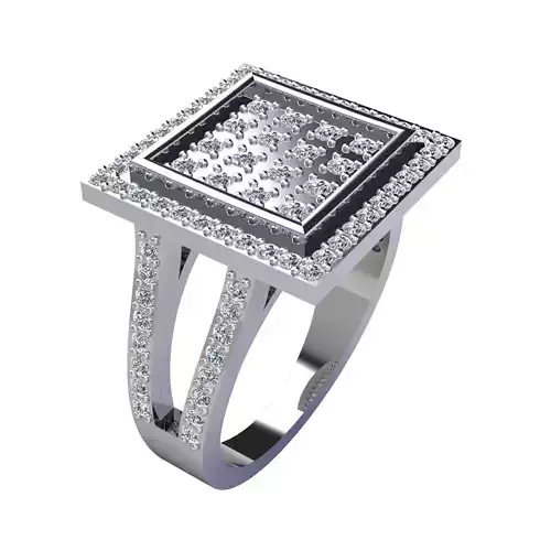 Big Head Mans Ring  3D print model