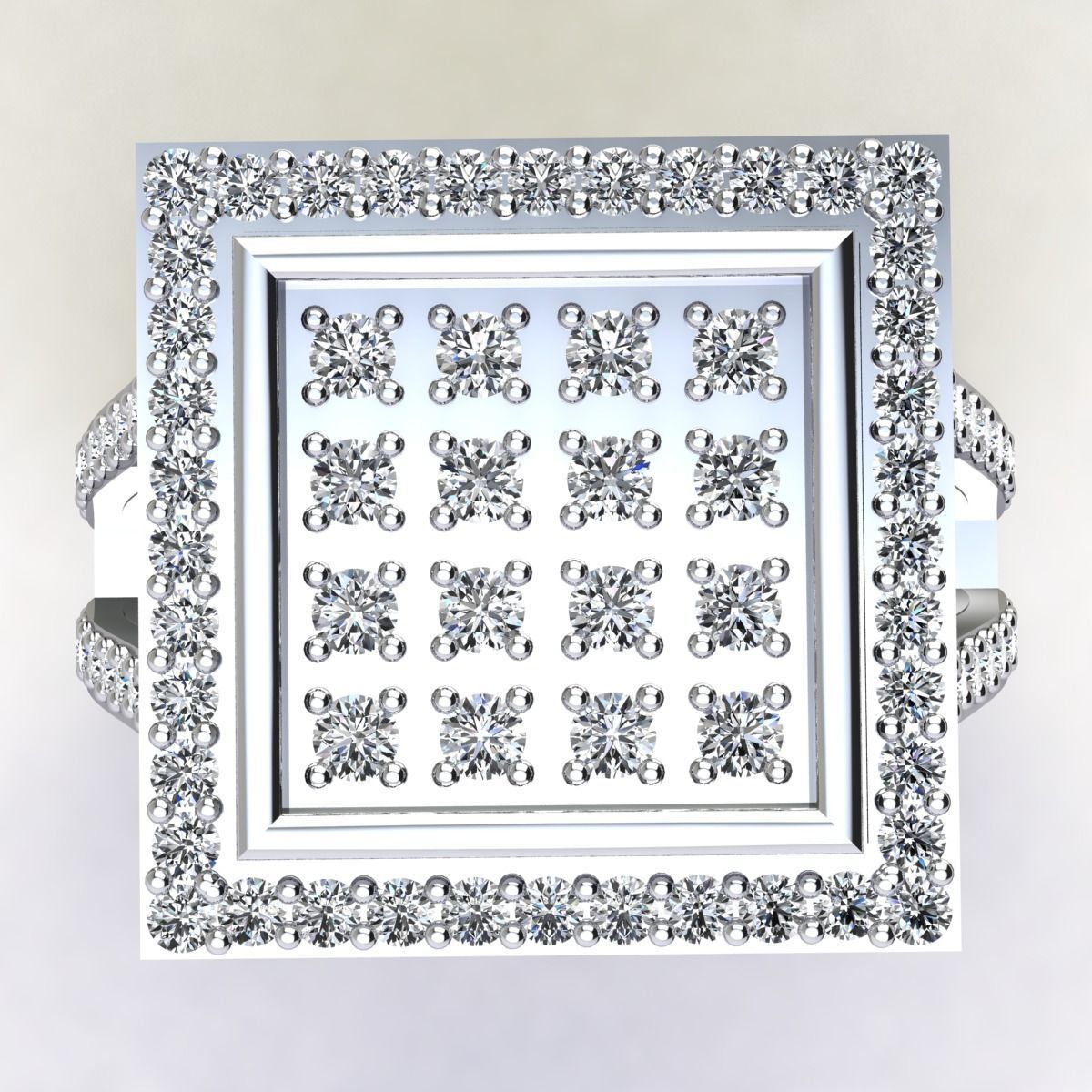 Big Head Mans Ring  3D print model_9