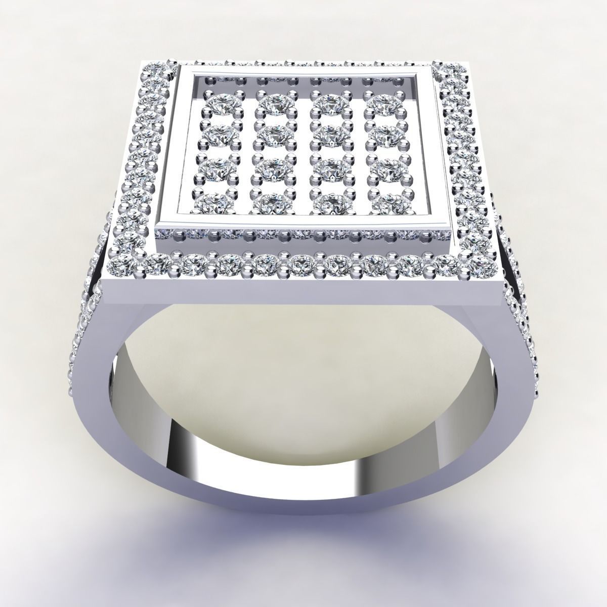 Big Head Mans Ring  3D print model_6