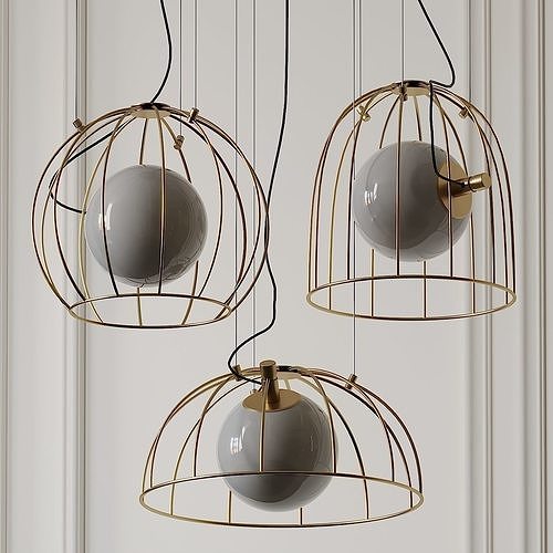 Modern Chic 1 Light Wall Sconce 3D model