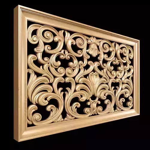 Classical decorative screen