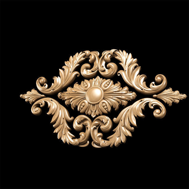 Classical carving 3D model_5