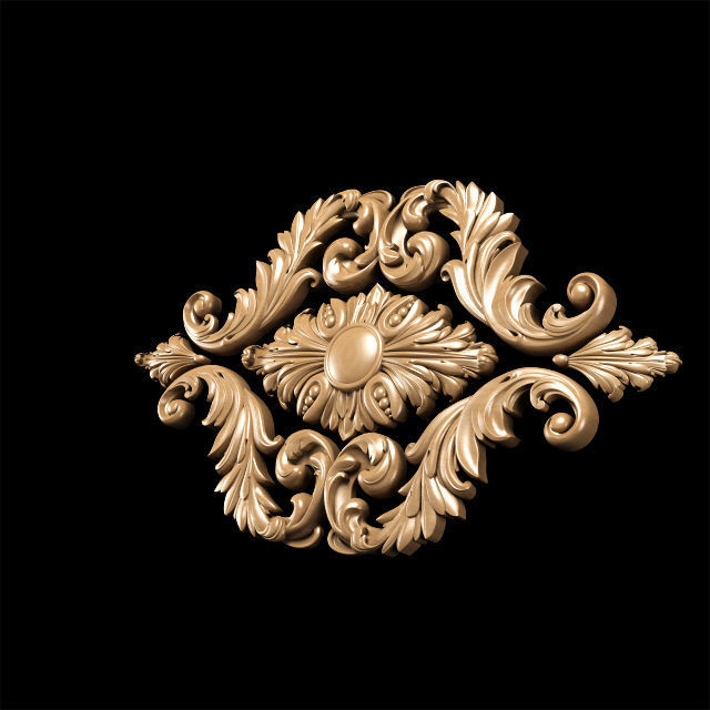Classical carving 3D model_6