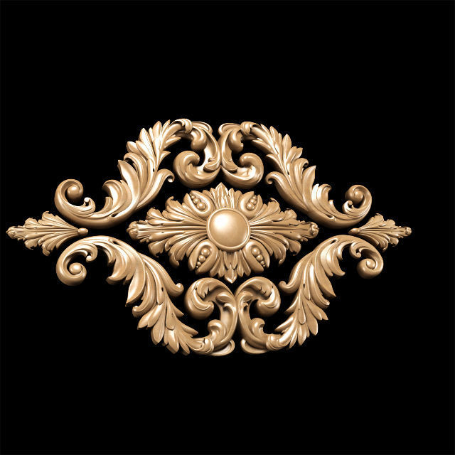 Classical carving 3D model_3