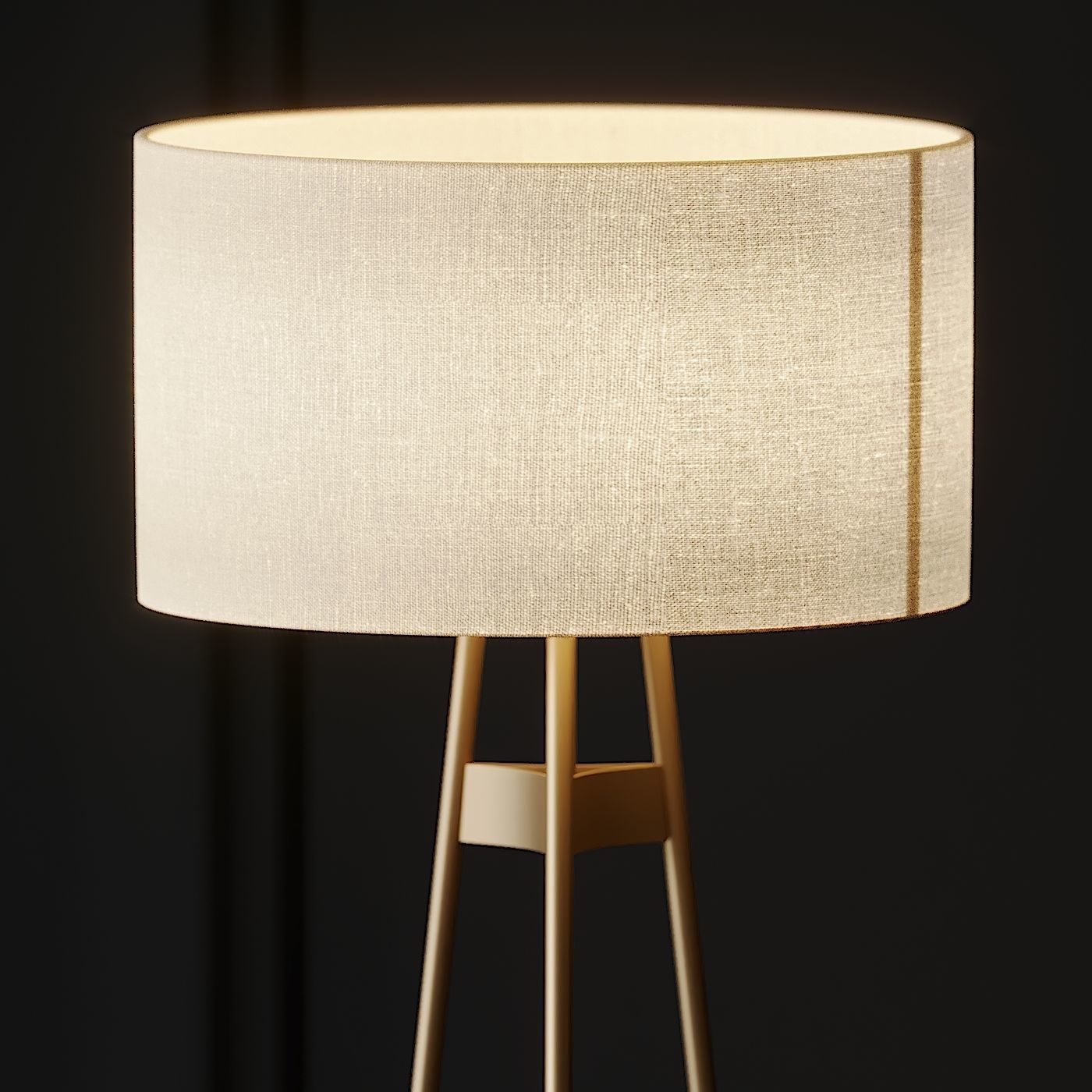 BRACE OMBRE FLOOR LAMP CB2 Exclusive 3D model_2