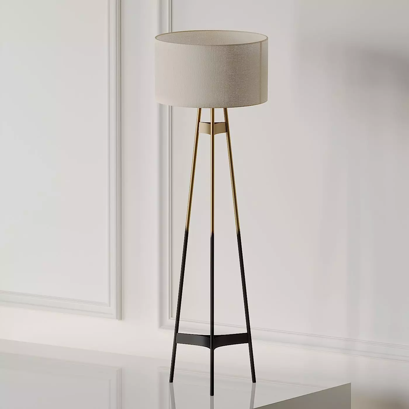 BRACE OMBRE FLOOR LAMP CB2 Exclusive 3D model_0